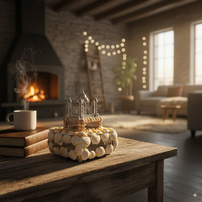 Taj Mahal Seashell Lamp