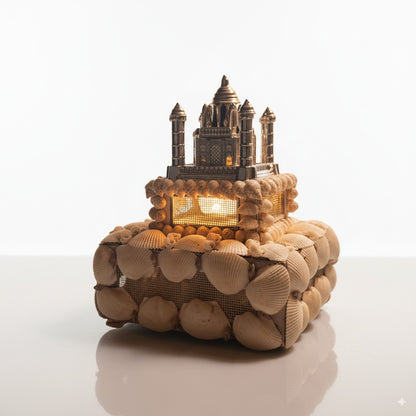 Taj Mahal Seashell Lamp